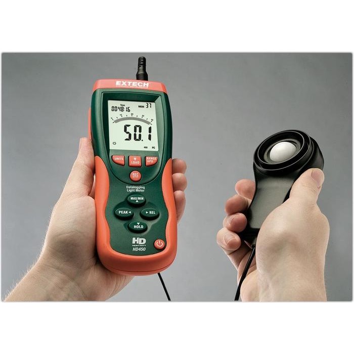 Jual HD 450 Exte - Exte HD450 Datalogging Heavy Duty Light Meter ...