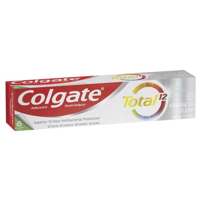Jual Colgate Total 12 Advance Clean Paste 200 Gram/ Pasta Gigi | Shopee ...