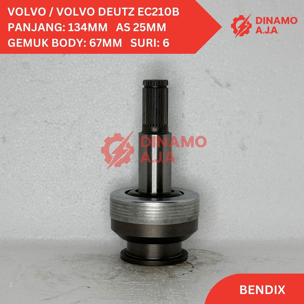 Jual Bendix Starter Volvo Deutz EC210B As 25MM | Shopee Indonesia