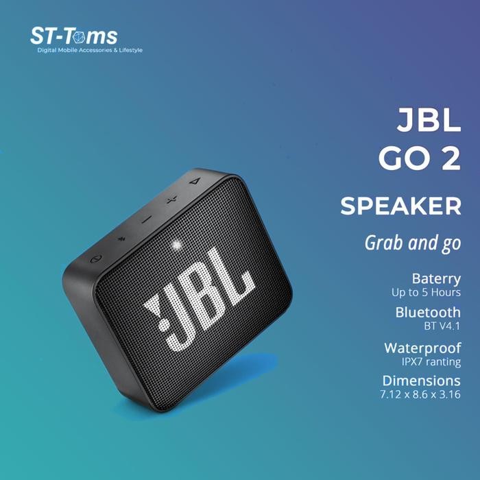 Jual JBL GO 2 GO2 Portable Bluetooth Speaker | Shopee Indonesia
