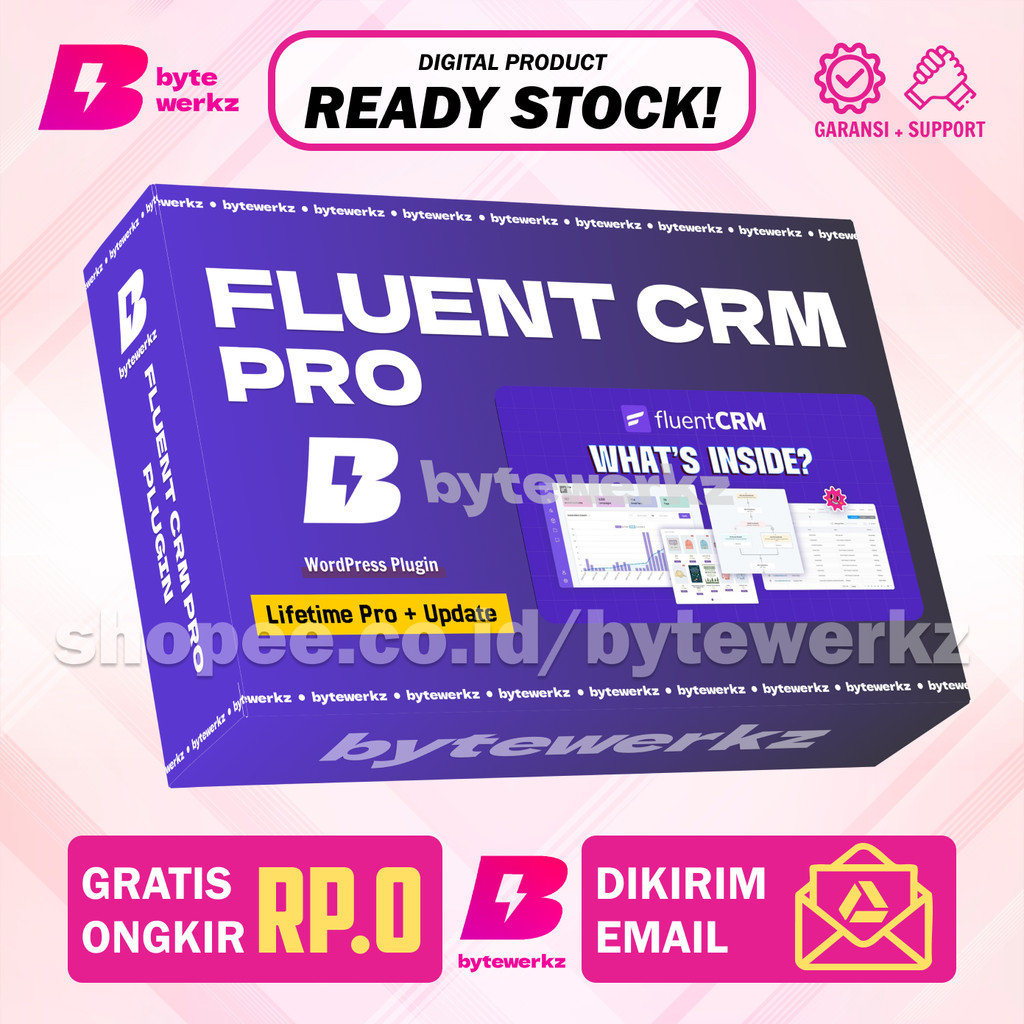 Jual FLUENT CRM PRO WP PLUGIN - PLUGIN WORDPRESS PREMIUM LIFETIME ...