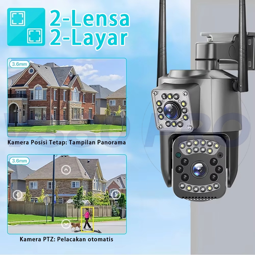Jual V380 Pro Cctv Wifi 4 8Mp Dual Len Outdoor Ip66 Waterproof Ip ...