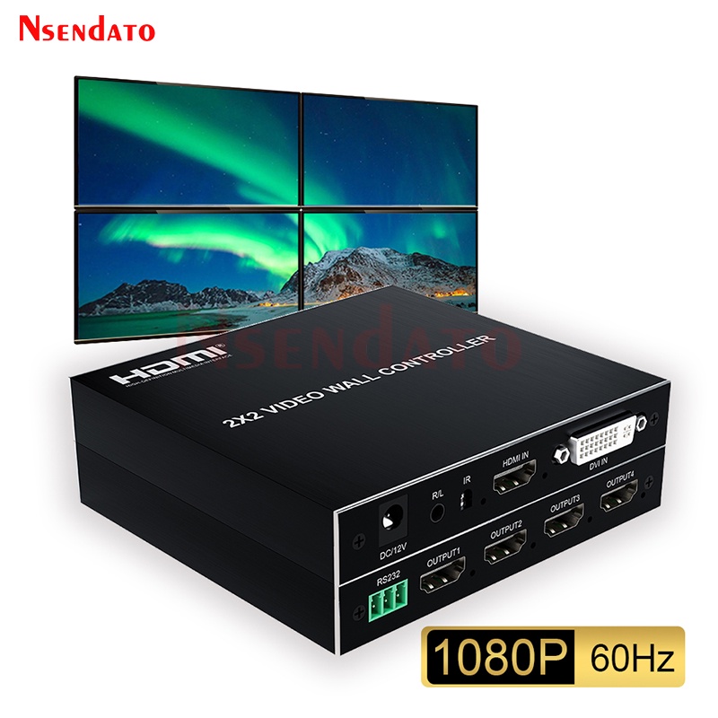 Jual MCC 1080P 2x2 HDMI Video Wall Controller multiprocessor HDMI Video ...
