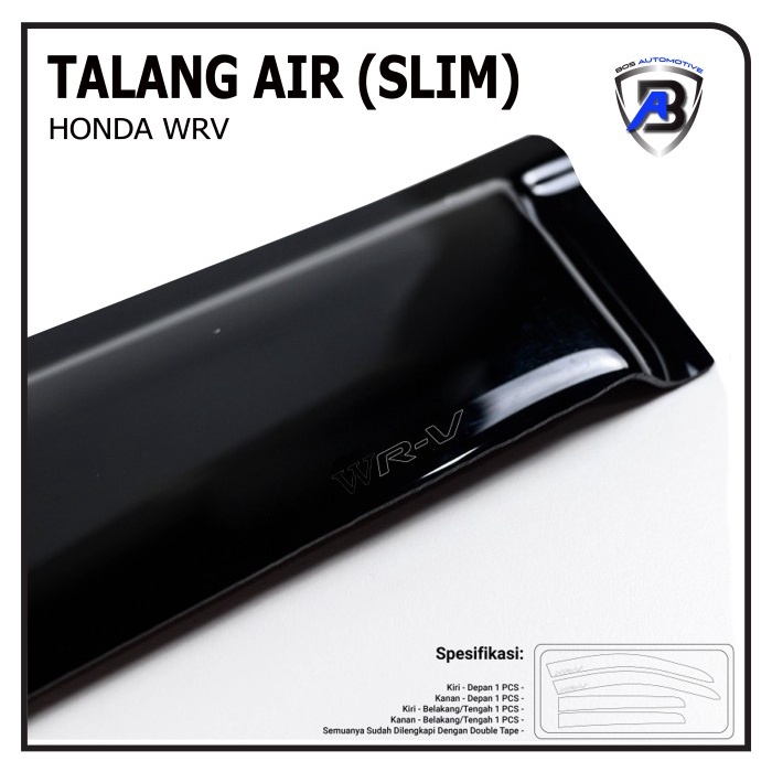 Jual Talang Air Pintu Mobil Honda WRV / W-RV Model Slim High Quality ...
