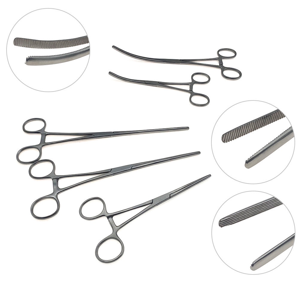 Jual NEW Intestinal Forceps Bowel Clamps Abdominal Clamping Fixed Pet ...