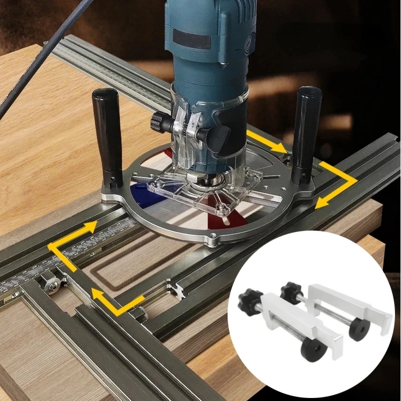 Jual Routing Jig Frame System Trimming Machine Milling Groove Engraving ...