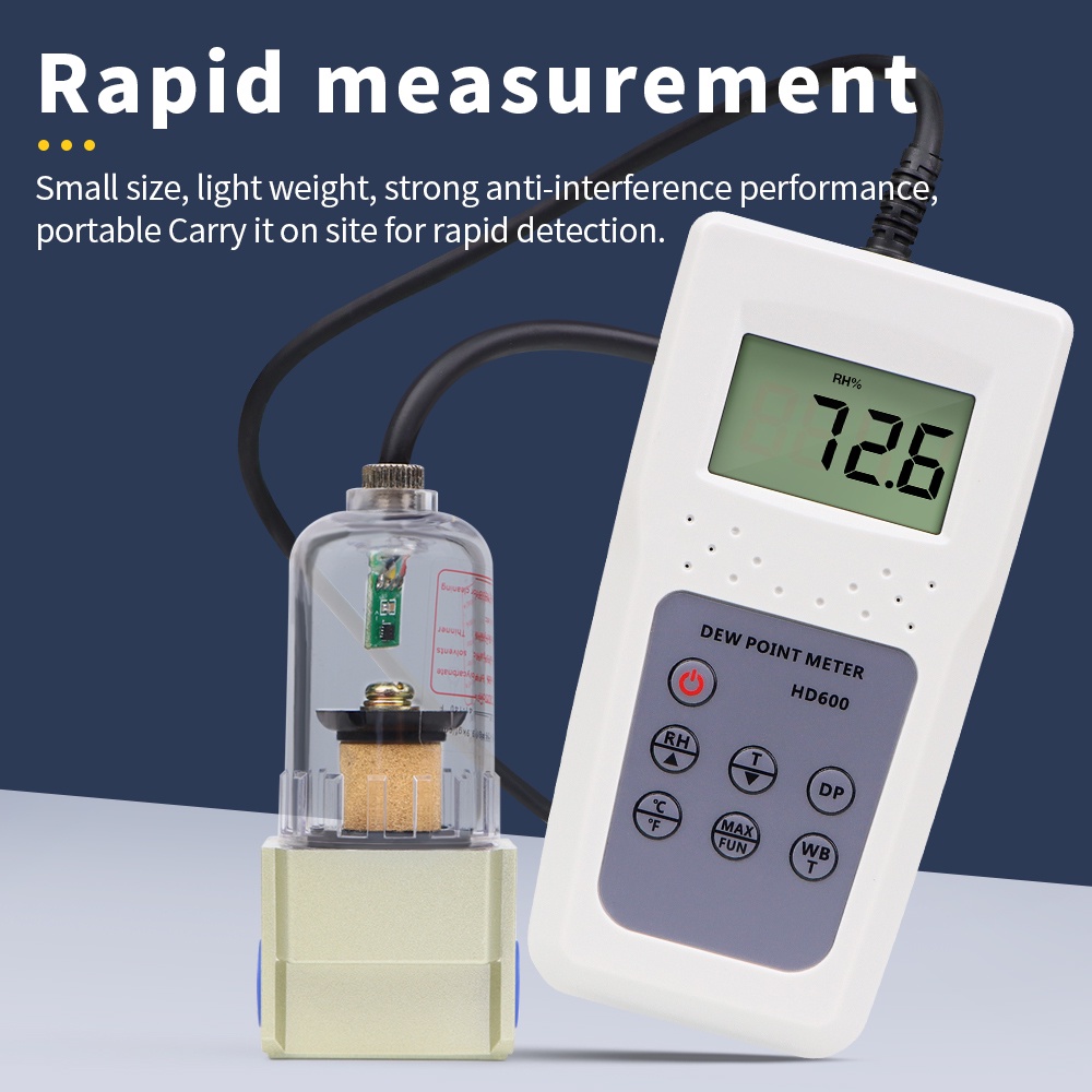 Jual Digital Multifunction Moisture Tester Analyzer With Accuracy ±1 °C ...
