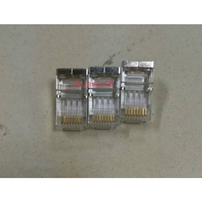 Jual CONNEKTOR RJ 45 CAT 6E LWF BEST SELLER | Shopee Indonesia