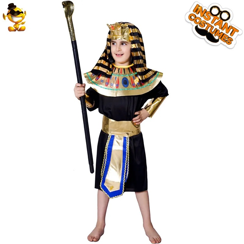 Jual Kids Egyptian Pharaoh Cosplay Costume Halloween Costume King ...