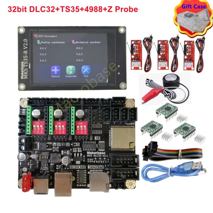 Jual Makerbase MKS DLC32 offline controller 32bits ESP32 WIFI board ...