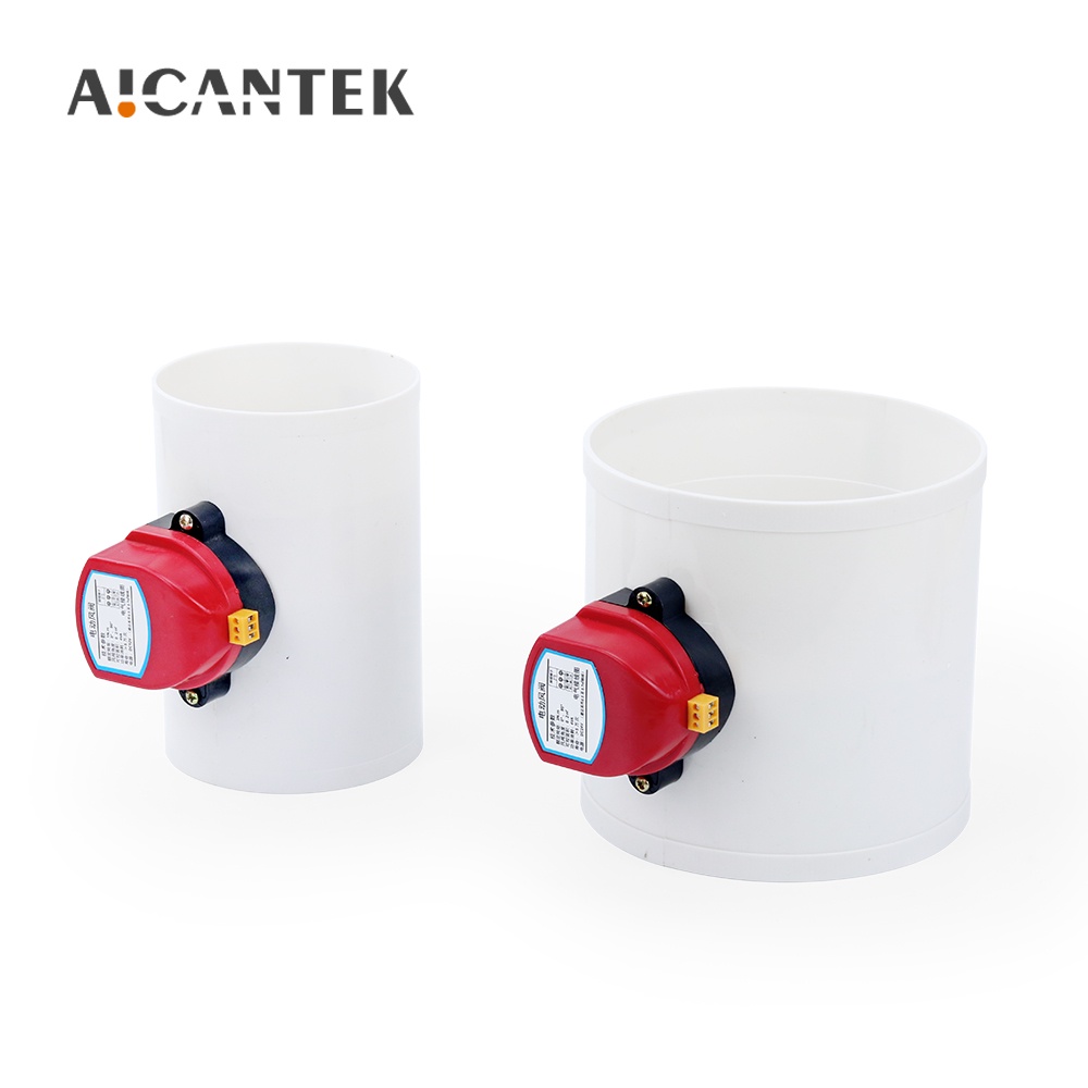 Jual 220V 12V PVC Plastic Electric Damper Check Valve 75/110mm Air ...