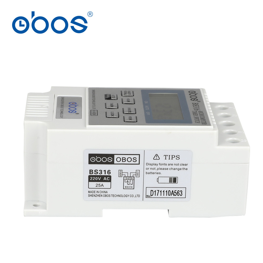 Jual 25A 220V digital timer switch KG316 timer with10 times on/off per ...