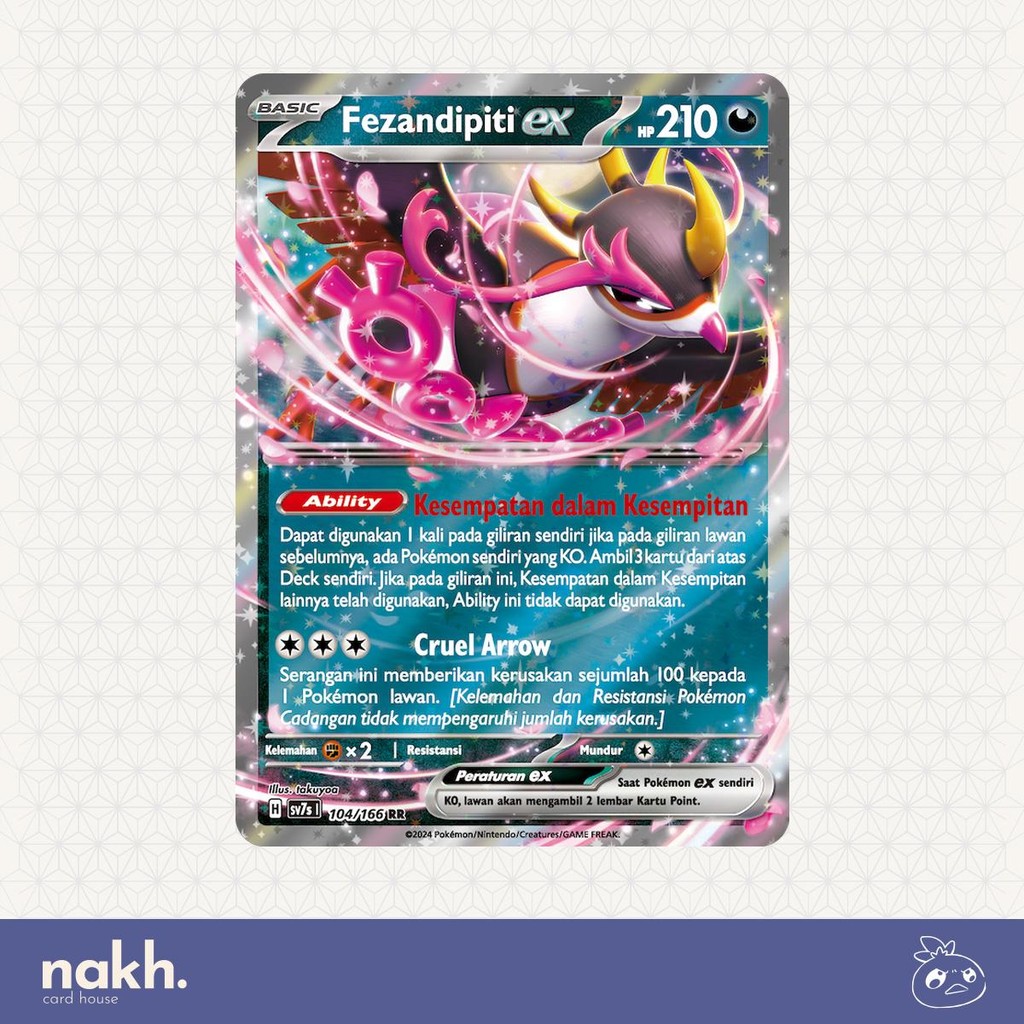 Jual Kartu Pokemon TCG Indonesia bimbingan rasi sv7s 104/166 ...
