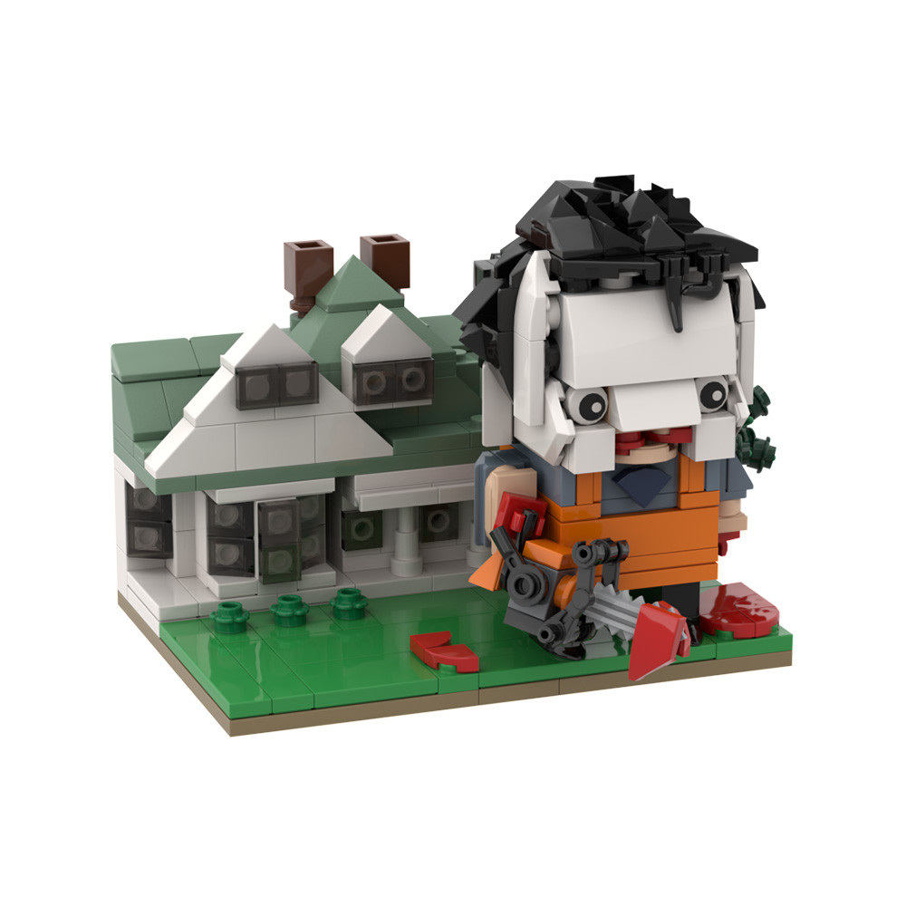 Jual Moc Chainsaw Massacre Building Blocks Model Horror Movie Psycho ...