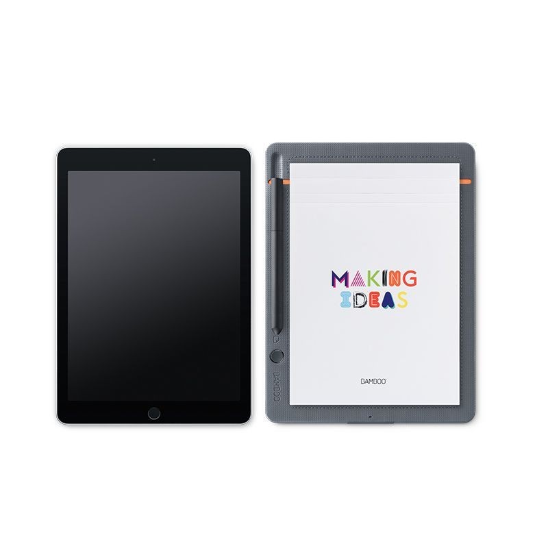 Jual Wacom Bamboo Slate Smartpad Digital Notebook Wacom (Cds610S) Gray ...
