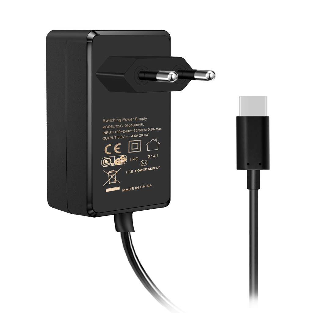 Jual NEW Geekbord PSU20 DC 5V 4A Type-C Power Supply Power Adapter for ...