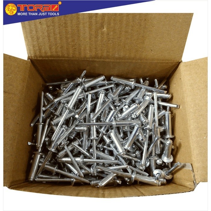 Jual Dexie_Store Tora Paku Rivet 675 4.8 X 18 Mm Box Warna Silver ...