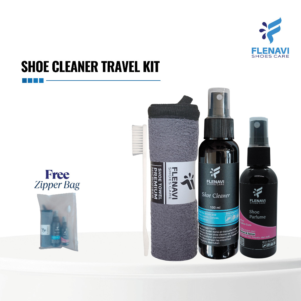 Jual FLENAVI - Shoe Cleaner Travel Kit Cuci Sepatu Tanpa Bilas | Shopee ...