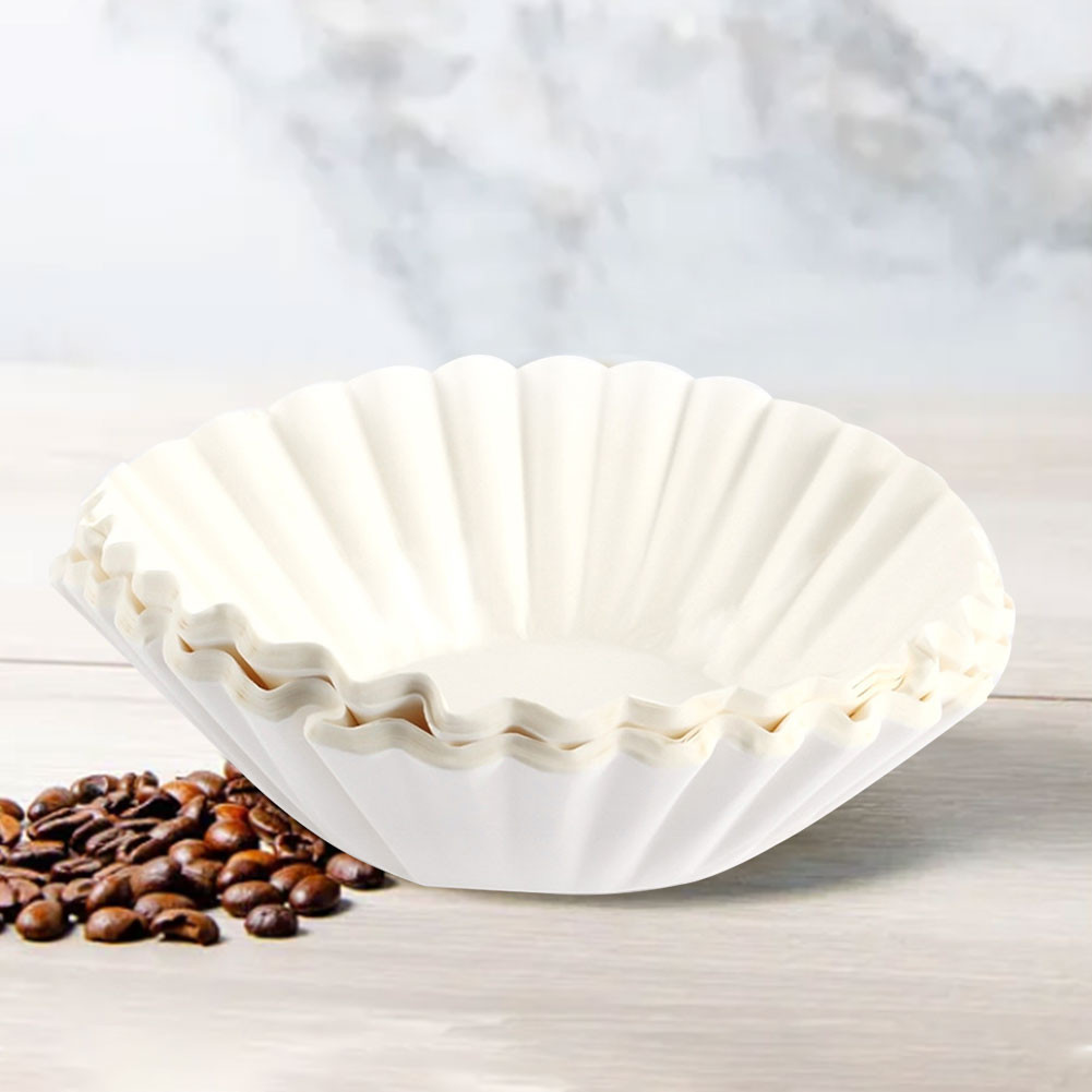 Jual 50/100Pcs Paper Filters Replacement White Coffee Paper Pod Coffee ...