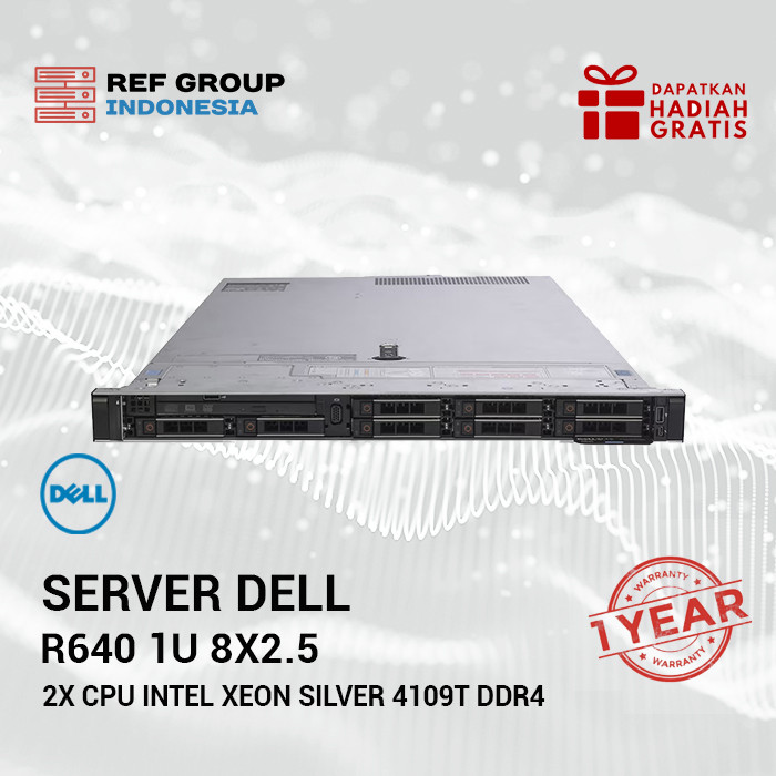 Jual Server Dell R640 1U 8x2.5