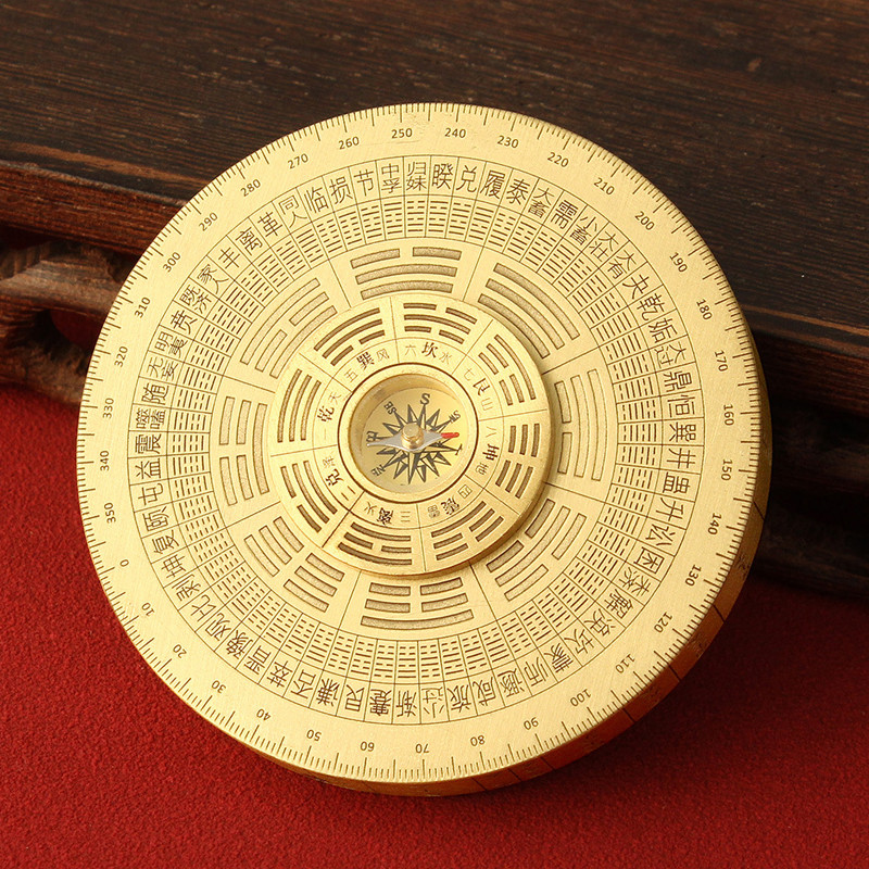 Jual Decompression Gift Tai Chi Eight Diagrams Compass Fidget Spinner ...