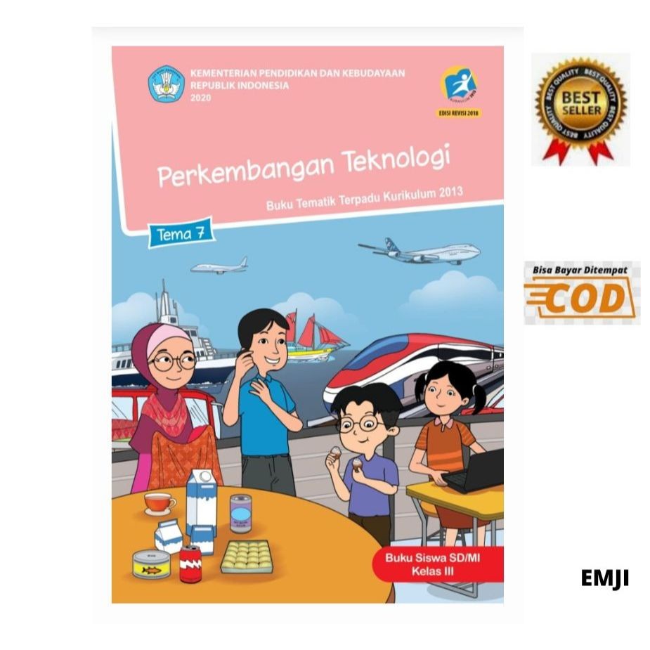 Jual Buku Kelas 3 Tema 5 6 7 8 Buku Tematik Revisi 2018 Harga satuan ...