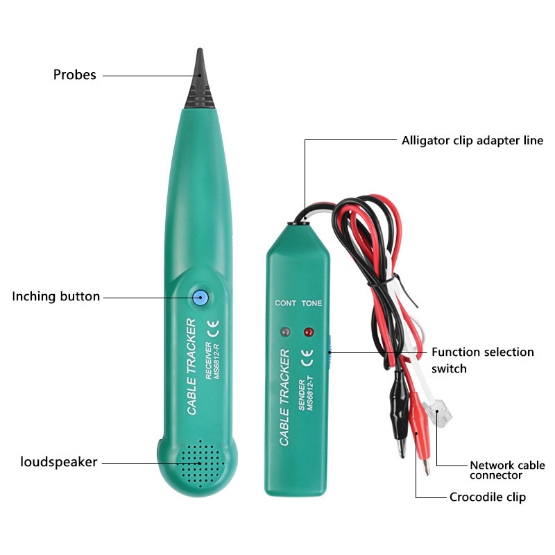 Jual NEW MS6812 Cable Tracker Tester Network Cable Professional Testing ...