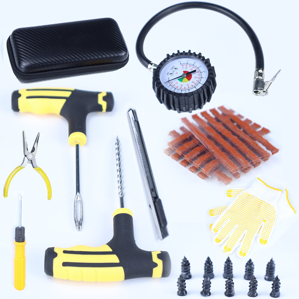 Jual Car Tire Repair Tools Kit, Vacuum Tire Emergency Motorcycle ...