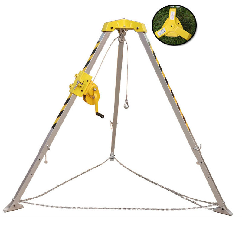 Jual 1800lbs Scalable Emergency Rescue Tripod Portable Deep Well Rescue ...