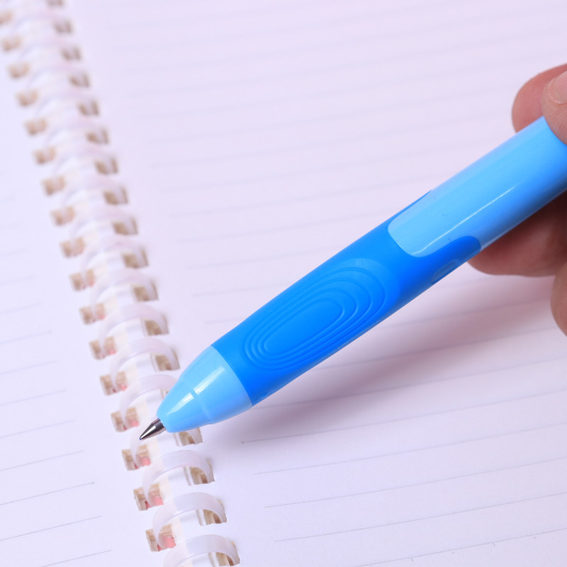 Bantex Erasable Gel Pen 0.5 mm / Pulpen Bisa Dihapus Tinta Biru Soft Grip BG1024 (4)