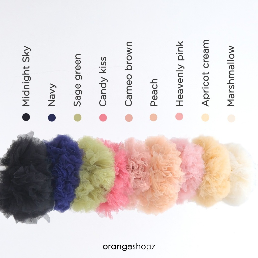 Jual Scrunchie Tile Cepol Jumbo 20cm / Cepol Hijab Anti Pusing Random ...