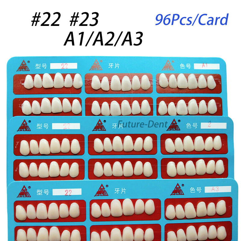 Crexident Ultra Thin Resin Veneers - Upper Anterior Teeth Shade A1 A2 A3