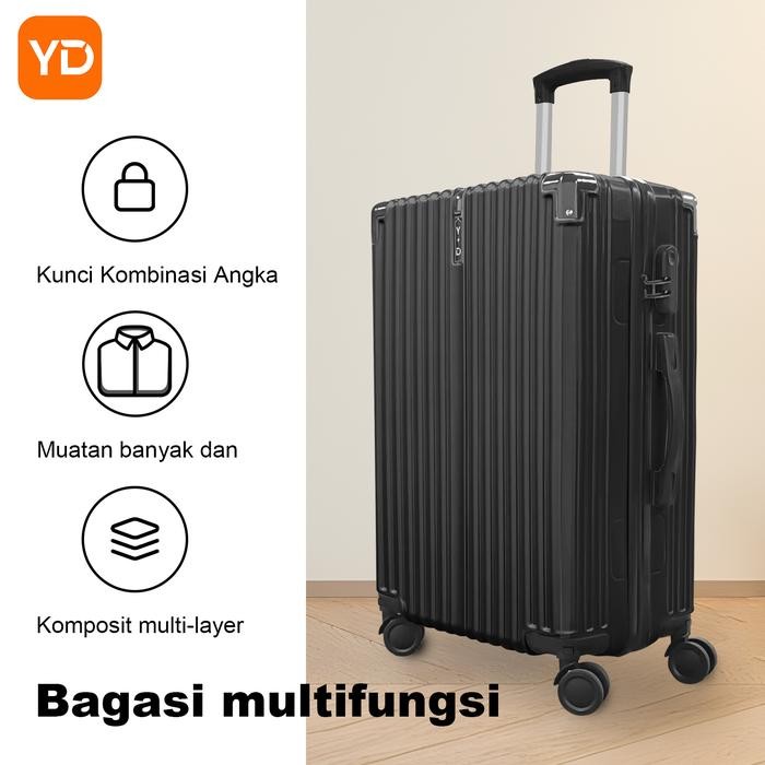 Jual Koper Bagasi W01 Ukuran 26 inch Pesawat Roda 4 360derajat Tahan ...