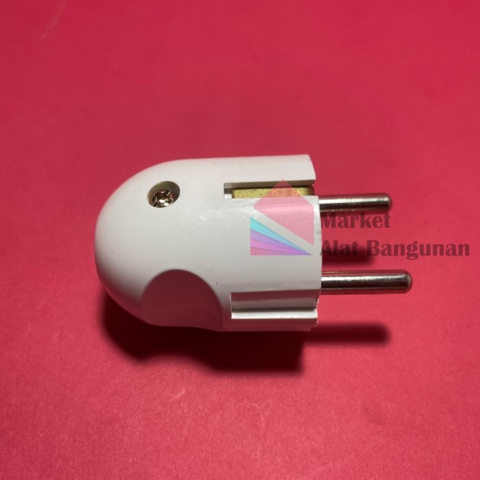 Jual (Expert) Steker Arde BROCO Warna Putih / Colokan Plug Listrik Arde ...