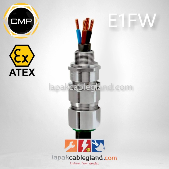 Jual Explosion Proof Cable Gland Cmp Swa Armour Type 20S E1Fw Size 1/2 ...