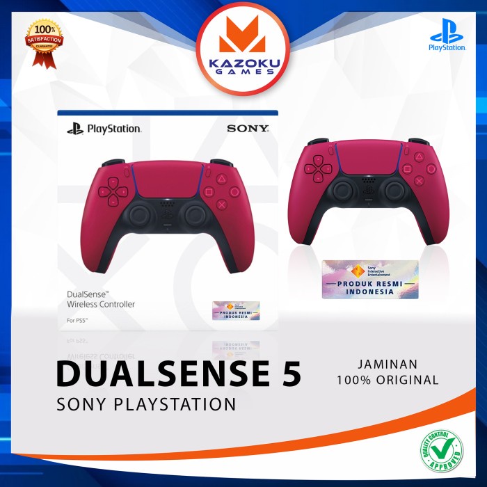 Jual Bisa Spk! Stick Ps5 Dualsense Cosmic Red Wireless Controller Ps5 ...