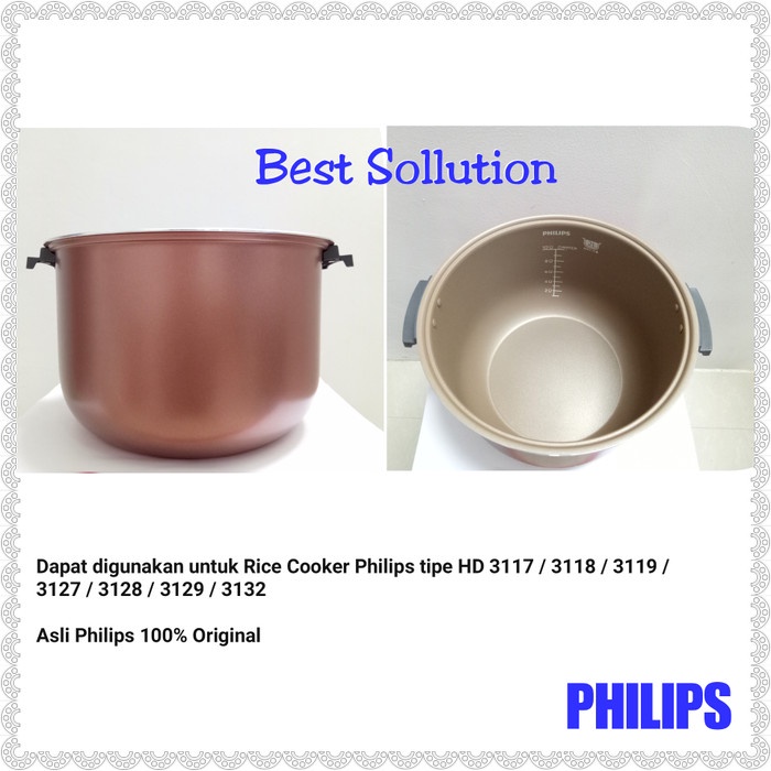 Jual Panci / Teflon / Inner Pot Rice Cooker Philips HD 3128 / 3132 ...