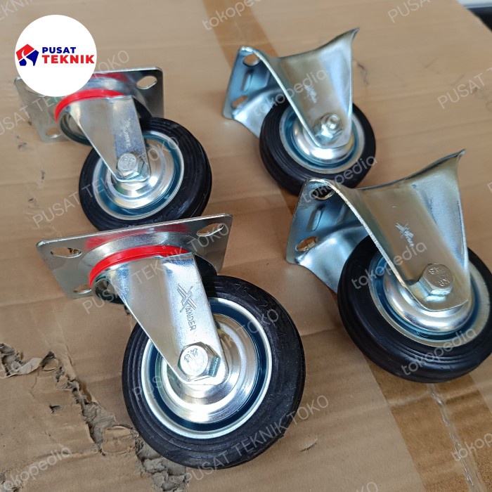 Jual Paket Roda Karet 3