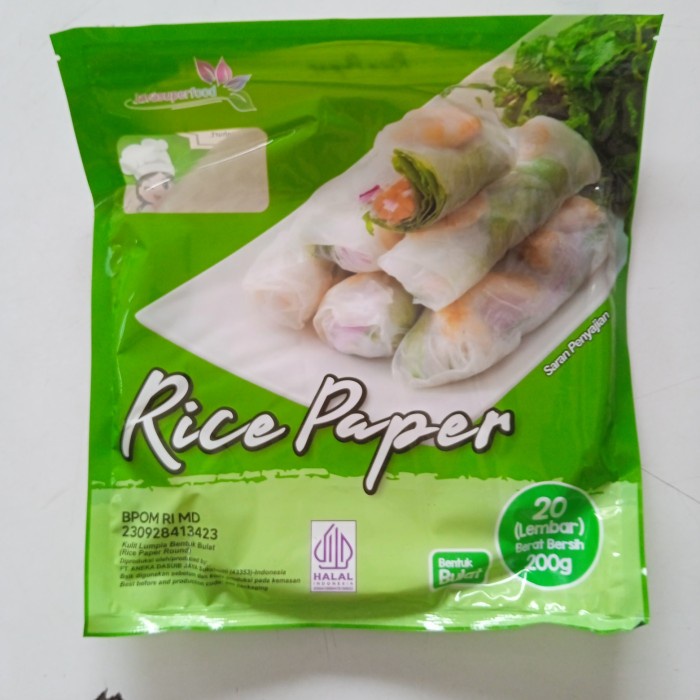 Jual ada- RICE PAPER BULAT 200 GR | Shopee Indonesia
