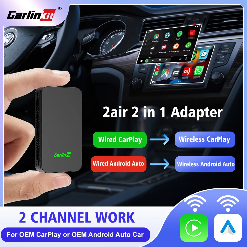 Jual Carlinkit 5 2air Wireless CarPlay Android Auto Wireless Box 2in 1 ...
