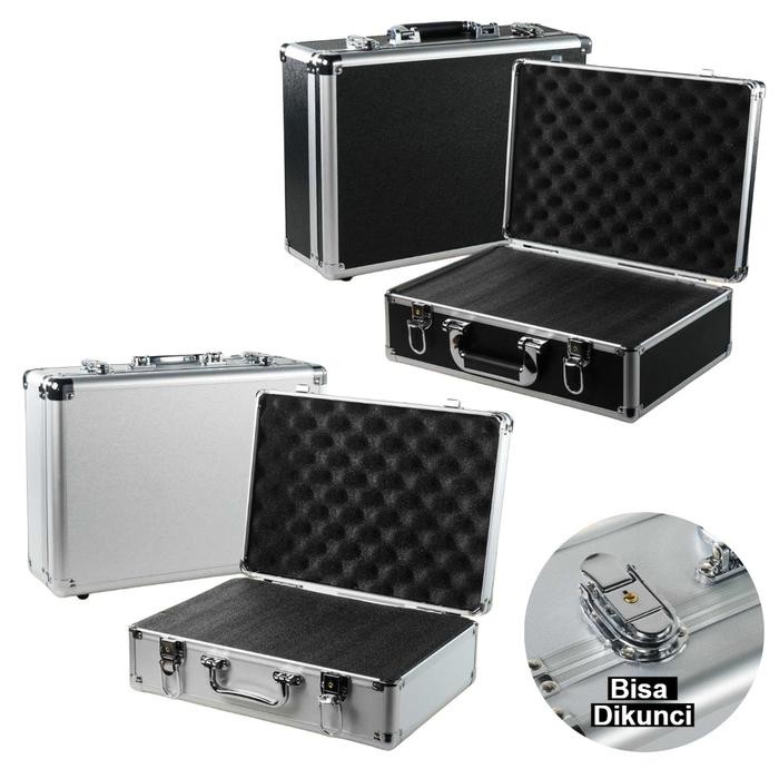 Jual Kotak Perkakas Multifungsi Storage Tool Box Bag Case Aluminium ...