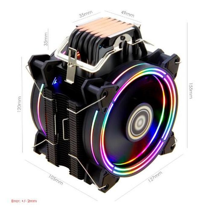Jual Club - Kipas Heatsink Fan Processor Alseye H120D Tower Cpu Cooler ...