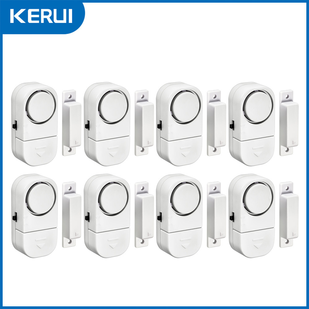 Jual Kerui Door Window Sensor Independent Opening Magnetic Door Sensor ...