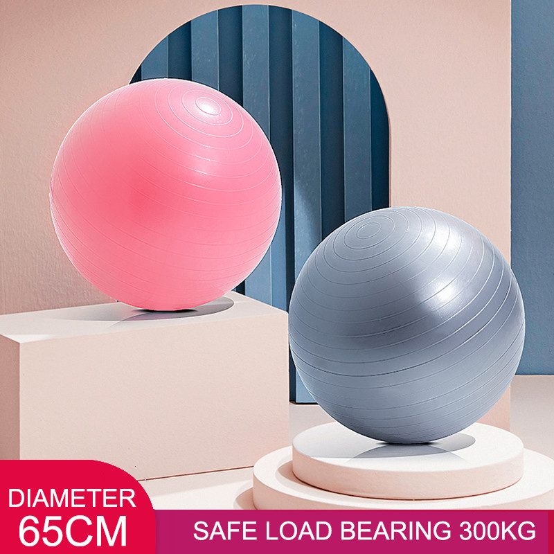 Jual 65cm Yoga Balls Explosion-proof Fitness Gym Massage Fitball Sport ...