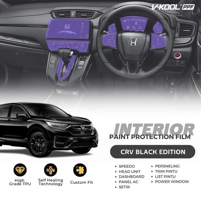 Jual V-KOOL PPF Interior Protector Honda CR-V Black Edition / CRV ...