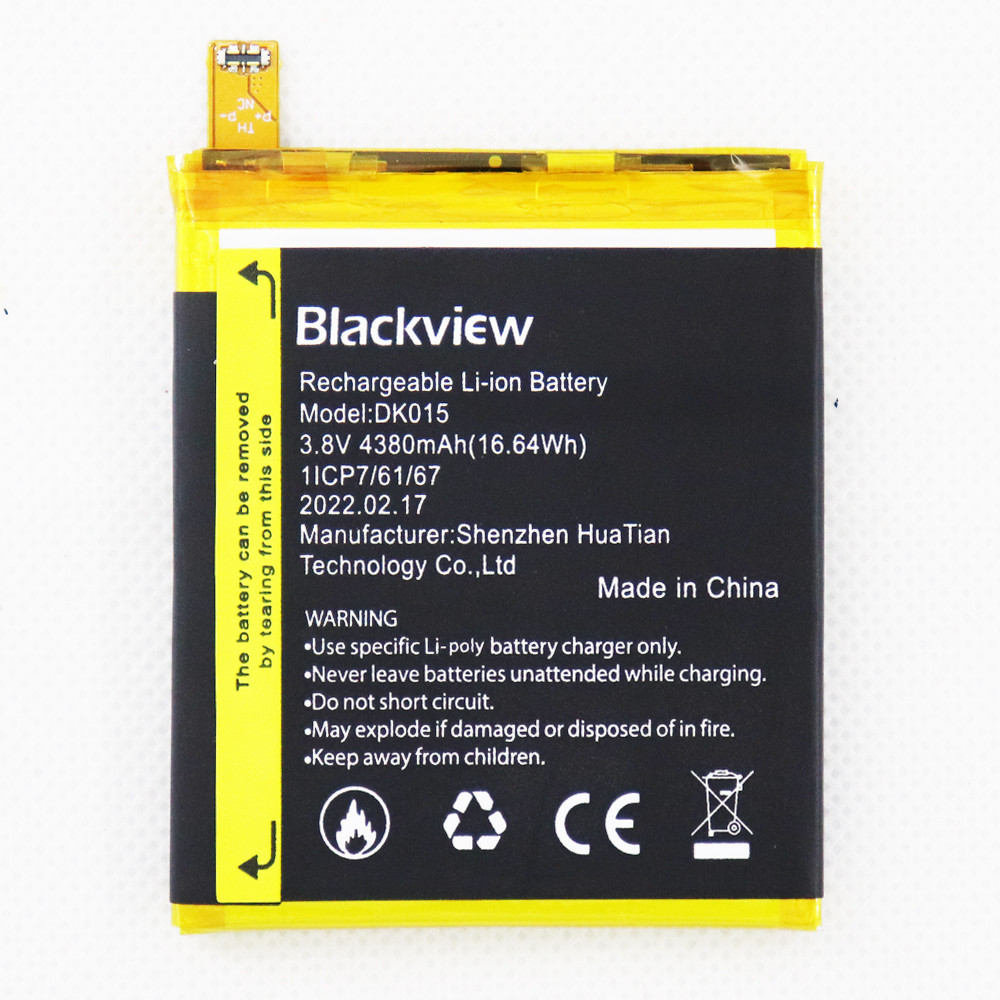 Audiosystem Batteria DK015 4380mAh Per Blackview BV9900, BV9900 Pro E BV9900E – Sostituzione Originale Con Protezioni Di Sicurezza