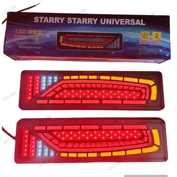 Jual LAMPU STOP LED RBT RUNNING 24V 14CM X 46CM HARGA SEPASANG | Shopee ...