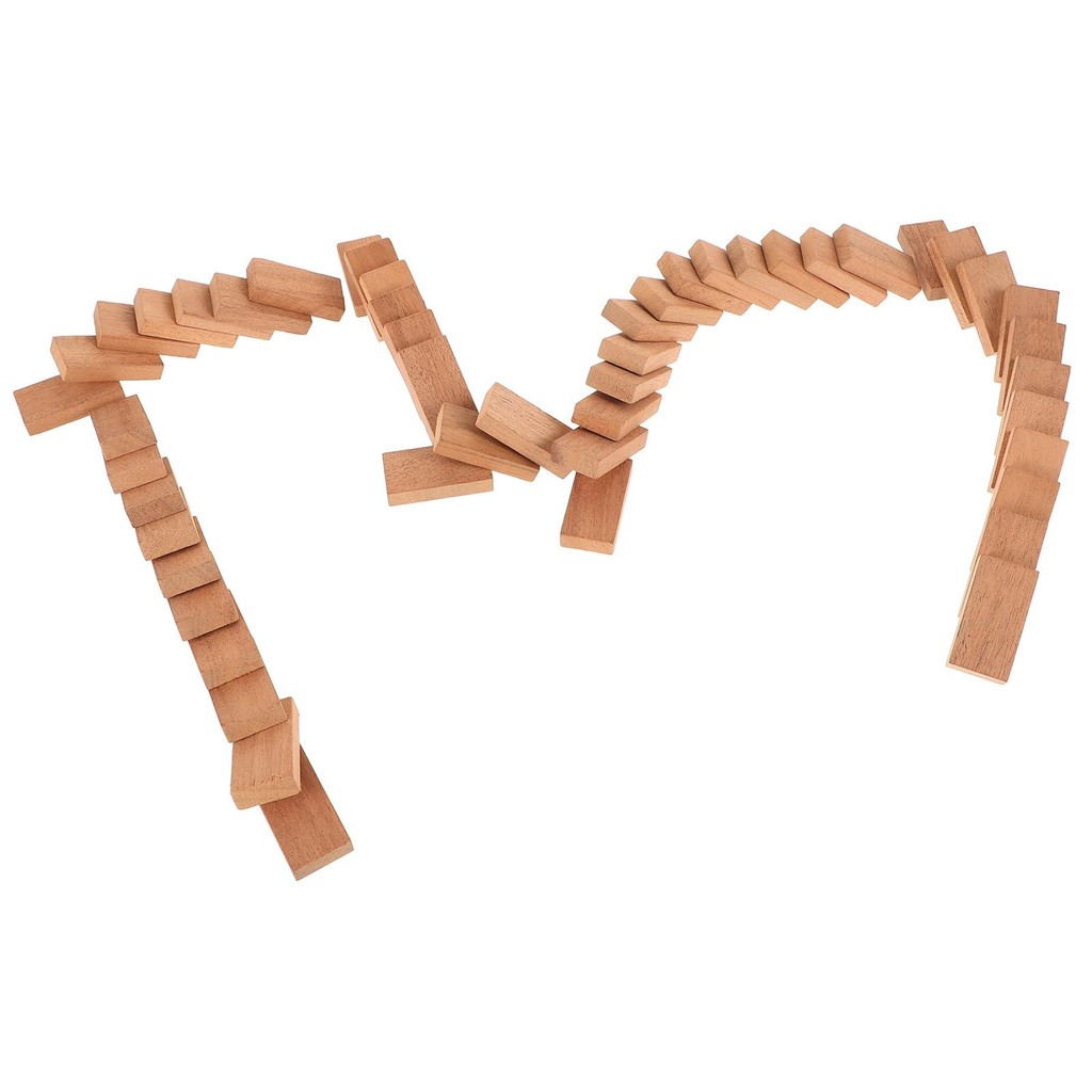 Jual 50 Pcs Log Colored Bones Lightweight Travel Dominoes Tables For ...
