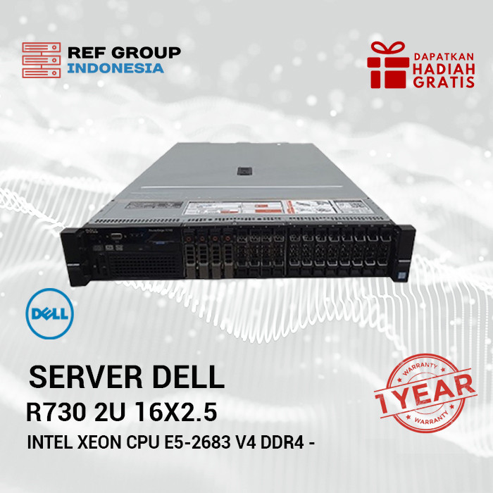 Jual Server Dell R730 2U 16x2.5