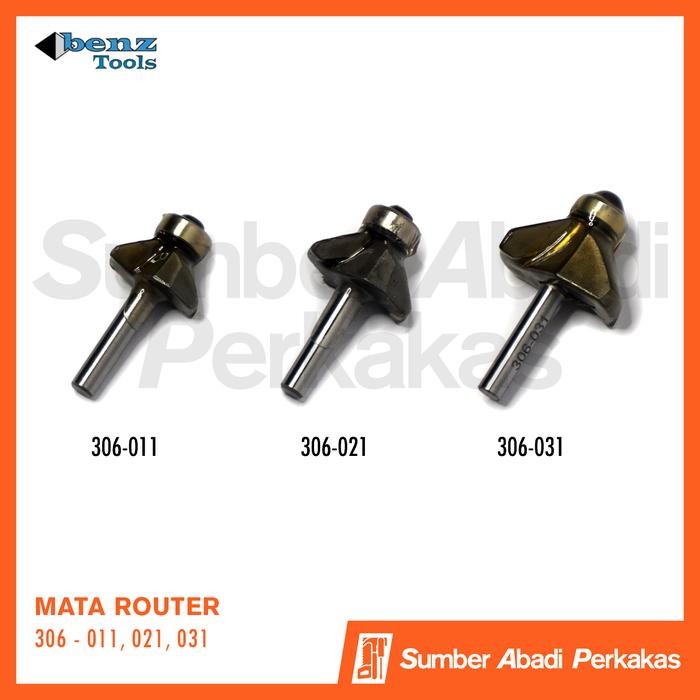 Jual BENZ Mata Router Bits 9,5 12,7 15,9 mm 45 Chamfer Bit Profil ...